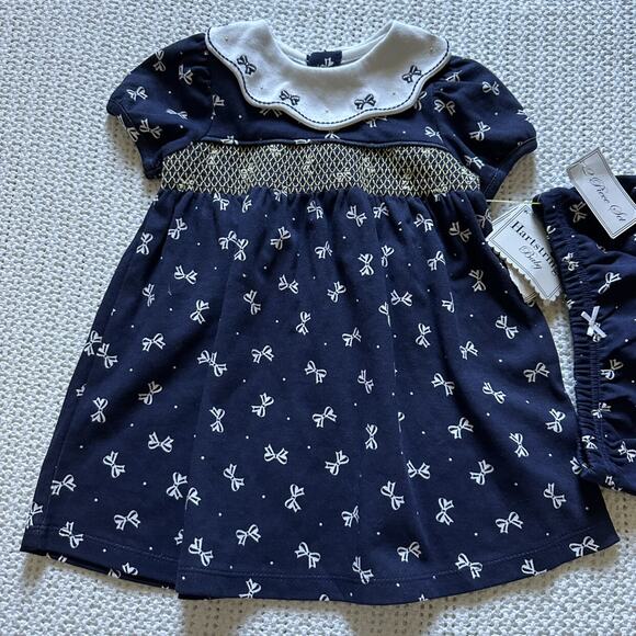 Hartstrings Smocked Dress And Bloomers - Picture 2 of 4